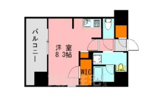 1Rの間取り画像