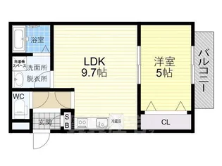 Mark Villa 加美【1階】の間取り