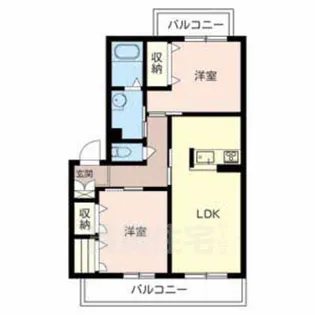 ベルフレージュ【3階】の間取り