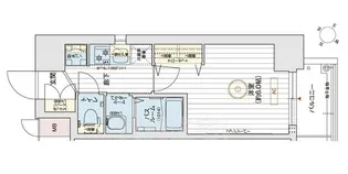 エステムコート名古屋金山サウスゲート【12階】の間取り