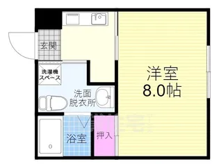 ヴィラコート烏丸七条【1階】の間取り