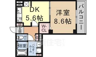 KDXレジデンス南草津【11階】の間取り