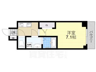 S-RESIDENCE千里丘【9階】の間取り
