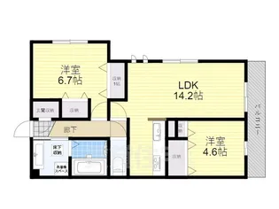 Sun Lemon【2階】の間取り