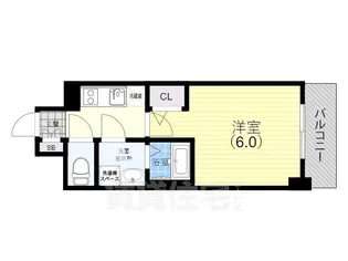 エスリードレジデンス神戸兵庫駅前【1003号室】の間取り