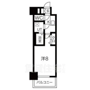 エスリード金山クラッシィ【9階】の間取り