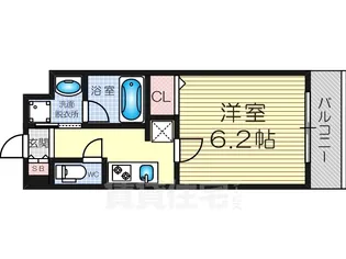 グレイスレジデンス大阪WEST【2階】の間取り