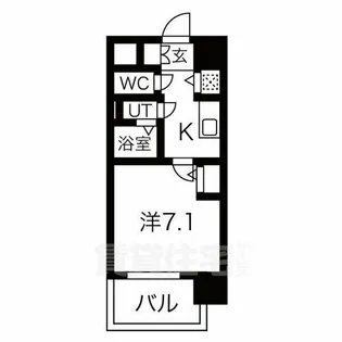 エスリード千種パークフロント【2階】の間取り