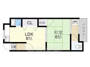 大阪府羽曳野市島泉4丁目【アパート】の間取り