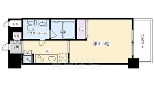 レジュールアッシュ清水【2階】の間取り