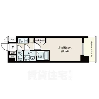 S-RESIDENCE池下西【10階】の間取り
