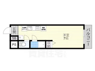 サンドール山口【2階】の間取り