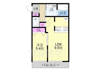 La Fite OMIYA【2階】の間取り