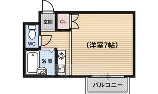 アルカディア高辻【3階】の間取り