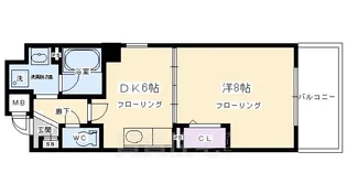 「プラネシア星の子四条烏丸」【5階】の間取り