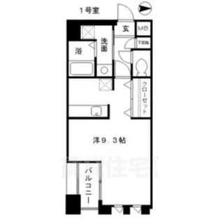 アンナ マリー ミズホ【5階】の間取り