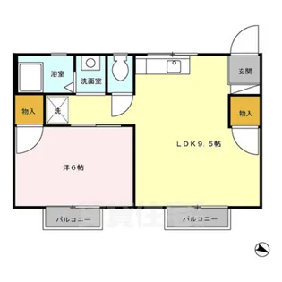 カームヤハギ【2階】の間取り
