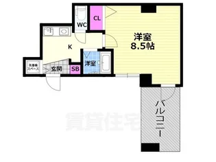 サムティ京都駅前【11階】の間取り