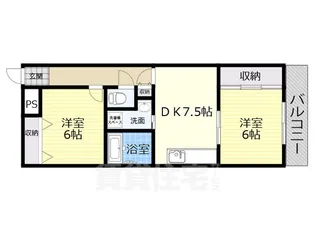 レジデンスミミー【1階】の間取り