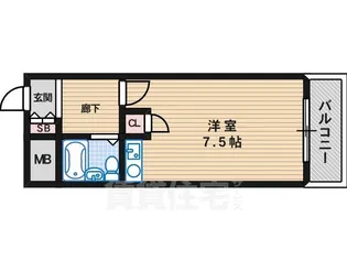 アネックス金銅【3階】の間取り