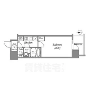 エスリード栄イーストスクエア【4階】の間取り