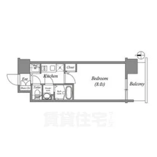 エスリード栄イーストスクエア【14階】の間取り