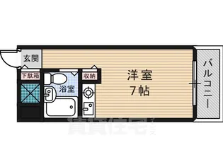 大阪府堺市堺区翁橋町1丁【マンション】の間取り