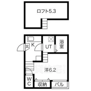 ハーモニーテラス児玉2【2階】の間取り