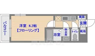 60 VーTOWER天神【20階】の間取り