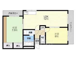 ベルメゾン【3階】の間取り