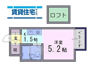 ルミエール高田【2階】の間取り