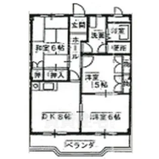 アーバンハイツ【3階】の間取り