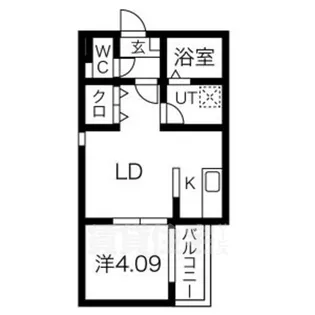 Calm烏森【1階】の間取り