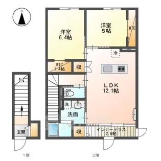 Riffel Ritz(リッフェル・リッツ)【1階】の間取り