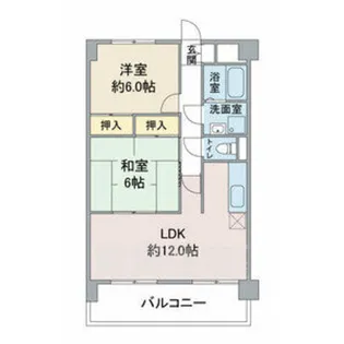 扶桑ハイツ1【4階】の間取り
