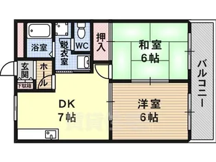 ハイム・エスポアール【2階】の間取り