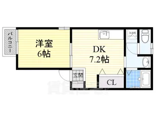 セジュール桜井【2階】の間取り