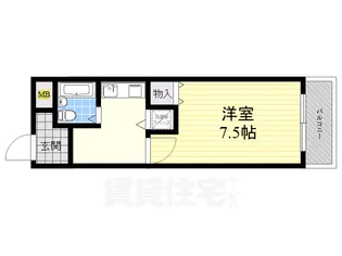 ハイム山本【4階】の間取り