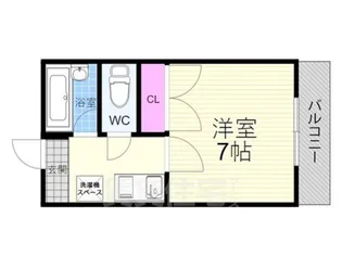 エトワール深草【4階】の間取り