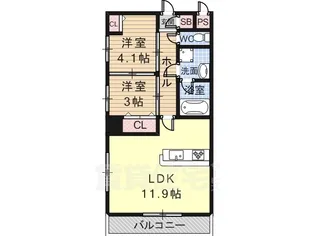 セレーナ【2階】の間取り
