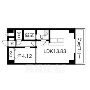 GRANDUKE千代田regaria【4階】の間取り