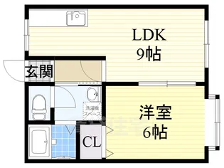 橦木ビル【5階】の間取り