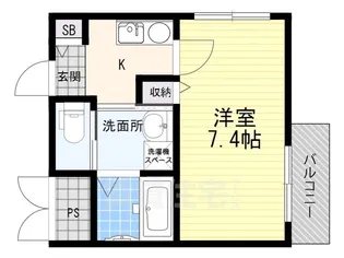 レヴィア【3階】の間取り