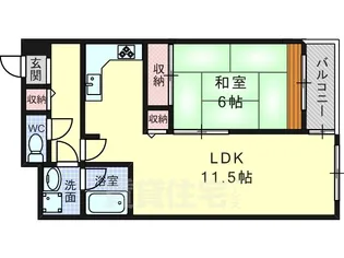 レトロマンション4【4階】の間取り