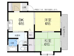 コーポ米田A棟【1階】の間取り