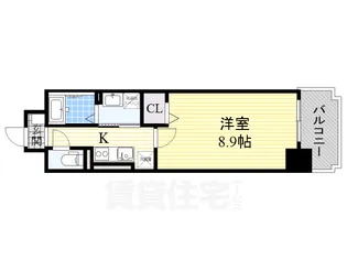 大阪府東大阪市新家2丁目【マンション】の間取り