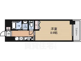 セレニティー名駅【13階】の間取り