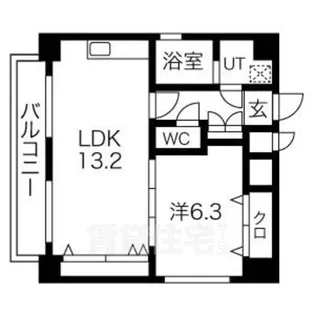 セントラルハイツ栄【13階】の間取り