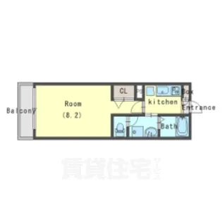 ジーメゾン尼崎東【2階】の間取り