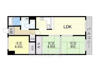 パナグレープ【200号室】の間取り